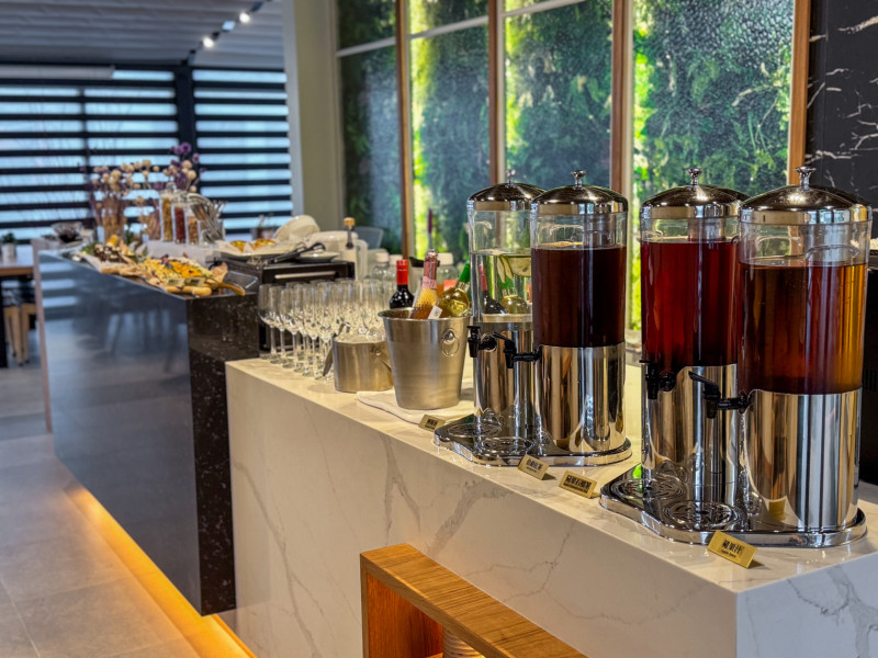 Non-alcoholic drinks selection